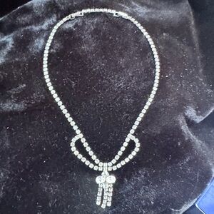 Unique Vintage rhinestone necklace